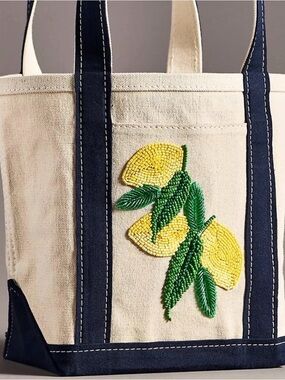 Anthropologie Beaded Tote Bag - NWT